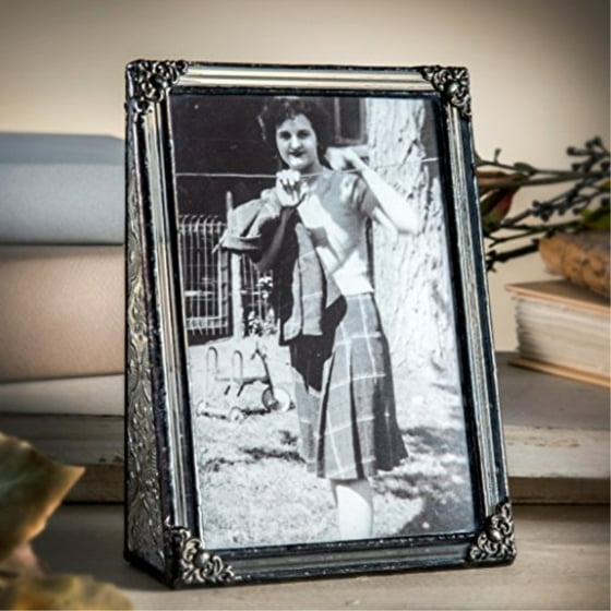 J Devlin Pic 360 46v 4x6 Vertical Glass Tabletop Picture Frame J Devlin Pic 360 46v 4x6 Vertical Glass Tabletop Picture Frame Vintage Stained Photo Keepsake Gift Com