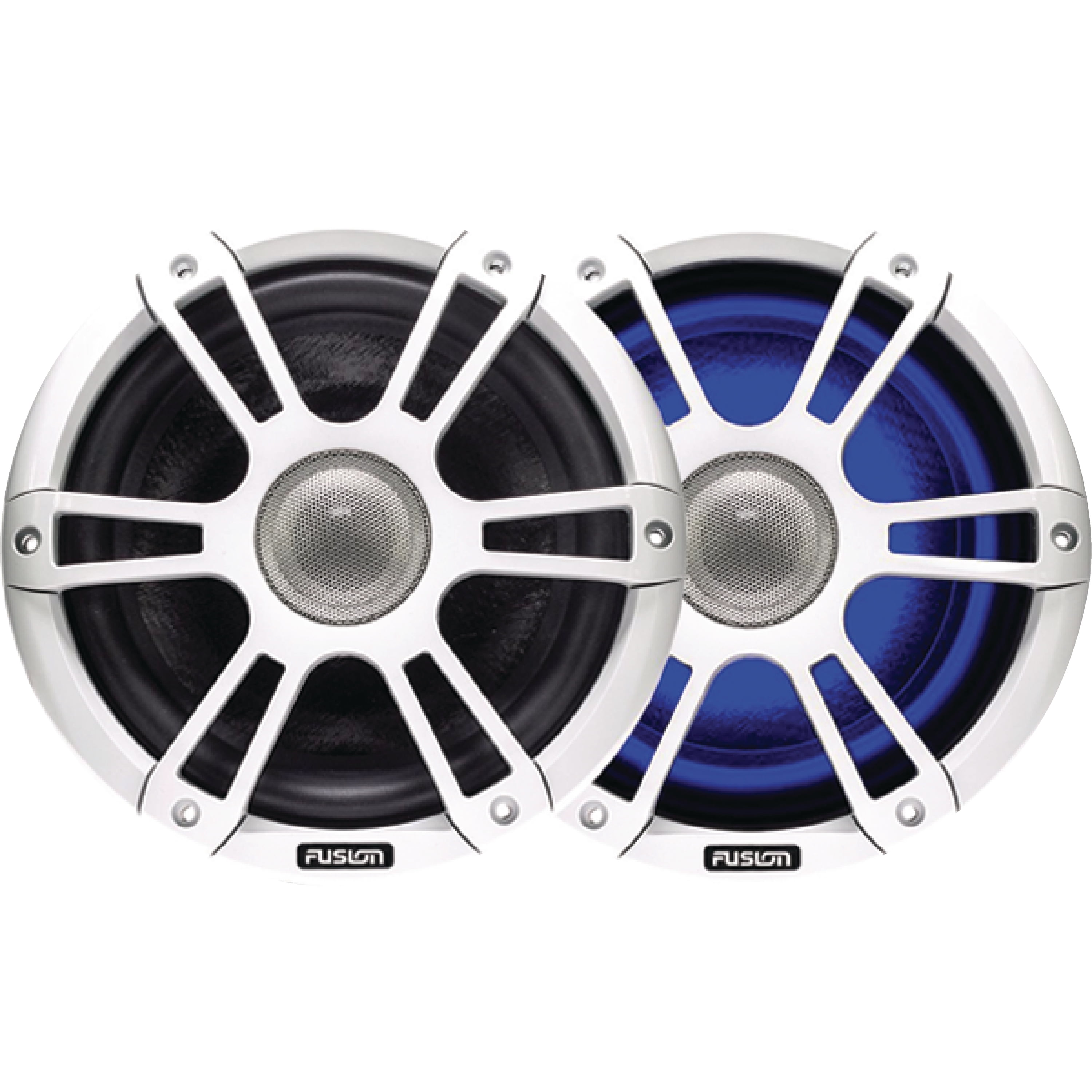 Fusion 8.8" 330W Signature Series Marine Speakers with LED Lights 1