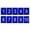 Blue, variant on 10PCS Rectangle Number Tags 1-10, 3x4CM Number Key Tags Plastic Numbered for Organizer Drawing Prizes Field Sales Clothes Labels, Green