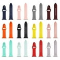 thumbnail image 2 of Silicone Band Compatible for Apple Watch Bands 40mm 44mm 38mm 42mm 41mm 45mm, Soft Replacement Strap Sport Wristband for iWatch SE Series 7/6/5/4/3/2/1 Women Men Sport Edition, 2 of 8