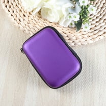 SILENRADAWN 1Set Cable Organizer Case Rectangular EVA USB Cable Storage Bag For Outdoor Activities 4.7x3.15x1.57 Inch