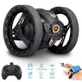 thumbnail image 4 of facefd RC Bounce Stunt Car 2.4Ghz Remote Control Car for Kids Watch Gesture Sensing RC Jump Car with Music and LED Light Yellow, 4 of 5