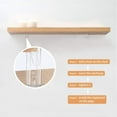 thumbnail image 5 of PinesC 30 Pack Shelf Support Peg, Clear Plastic Cabinet Shelf Pins, Self-Locking Bracket Clips for Supporting Furniture Kitchen Bookcase Closet Shelf, Fits 17/64" Diameter Hole and 5/8" Shelf, 5 of 5