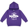 thumbnail image 2 of Inktastic Lucky Fishing Shirt Fish Toddler Hoodie, 2 of 4