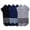 4LINES, variant on 6-PACK Toddler Boy's Comfort Low Cut Socks, Spandex Socks, Soccer Pattern, 4-6