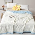 thumbnail image 1 of kcavykas Big Deals Items Double Comforter Soy Warmer Thin Comforter Machine Washable Comforter Core, 1 of 6