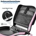 thumbnail image 4 of FORMRS Zipper Binder with Shoulder Strap 2-inch Ring 500 Sheet Capacity File Bag, Ice Cream Rainbow Pattern, 4 of 5