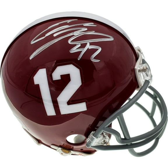 Eddie Lacy Autographed Alabama Crimson Tide Mini Helmet MCS Holo 124650