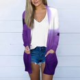thumbnail image 1 of Cardigan Manteau Décontracté de Mode pour Femmes à Imprimé Floral d'Halloween, Longueur Moyenne, Kaki, P, 1 of 5