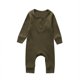 thumbnail image 1 of Gibobby Mamelucos para bebe niño polar Niño pequeño invierno manga larga niños niñas acanalado Color sólido mono prendas de vestir para bebés ropa recién naci(L, 6-9 Meses), 1 of 3
