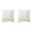 White, variant on 2PC Throw Pillows Covers, Soft Polyester Decorative Pillow Covers for Couch Bed, Solid Throw Pillow Cover, Rustic Farmhouse Soft Square Comfy Cushion Couch Cases,16x16 Inch