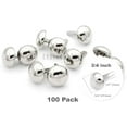 thumbnail image 2 of CRAFTME STUDIO Round Brads Purse Feet Handbag Nailhead Spike Prong Studs, 50 PCS 20 mm (13/16 Inch) (Silver), 2 of 6