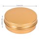 thumbnail image 5 of Bearachild Tarro de almacenamiento de 10 Uds., latas de té de cera de aluminio, caja de maquillaje para viajes al aire libre, estuche para pastillas Almacenamiento y organización del hogar oro 100ML Bearachild HA004604-03, 5 of 6