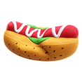 thumbnail image 1 of Hot Dog Géant Géant Compressible à Montée Lente Jouets Anti-Stress Parfumés, 1 of 5