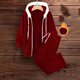 thumbnail image 4 of HongQid Womens 2 Piece Sweatsuit Set Sherpa Winter Coats Fleece Zip Up Jackets Warm Plush Hooded Plus Size Winter Coats Oversized Fuzzy Jackets with Pants, 4 of 9