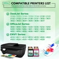 thumbnail image 4 of 63 XL 63XL Ink Cartridges 2-Pack Black and Tri-Color Compatible for HP 63 Ink Cartridge for Officejet 3830 4650 Envy 4520 Deskjet 1112 Printers, 4 of 10