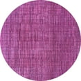 thumbnail image 1 of Ahgly Company Indoor Round Abstract Pink Modern Area Rugs, 8' Round, 1 of 4