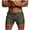 Army Green, variant on Men's Athletic Gym Workout Shorts 5 Inch Inseam Drawstring Elastic Waist Running Bodybuilding Shorts with Liner and Zipper Pockets