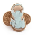 thumbnail image 6 of Icvfdpl Baby Boy Girl Sandals Infant Open Toe Solid Shoes First Walkers Shoes Summer Flat Beach Comfortable 12 Months-18 Months, 6 of 6