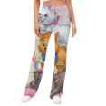 thumbnail image 2 of The Aristocats Women's Wide Leg Yoga Pant Comfy Loose Sweatpants High Waist Lounge Casual Athletic Pant Workout Joggers Pant, 2 of 8