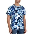 thumbnail image 5 of Rocae Evil Eye for Men's Moisture-Wicking Crew Tee - T-Shirt for Sports, Outdoor Activities, and Casual WearLarge, 5 of 9