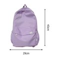 thumbnail image 5 of AMERTEER Simple Classic Backpack Teens Girls Student Large Capacity School Book Bag (Blac, 5 of 5