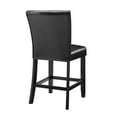 thumbnail image 6 of Home Square Faux Leather Counter Stool in Black - Set of 2, 6 of 8