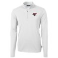 thumbnail image 2 of Men's Cutter & Buck White Clark Atlanta University Panthers Big & Tall Virtue Eco Pique Recycled Quarter-Zip Pullover, 2 of 3