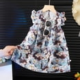thumbnail image 2 of Gubotare Sequin Dress for Girls Little Toddler Girl Sporty Dress Summer Clothes Ruffle Sleeveless Kids Dresses Sport Causal Beach Sundress Girl Outfits Size 7-8 (Sky Blue,7-8 Years), 2 of 6