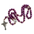 thumbnail image 4 of Vintage Rosary Catholic Prayer Beads Necklace Christ Jesus for Cross Pendant Necklace Beaded Religious Jewelry Gift, 4 of 4
