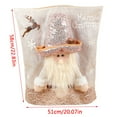 thumbnail image 5 of Sinyiin Christmas Dining Chair Cover Embroidery Santa Hat Slipcovers Holiday Decoration, 5 of 17