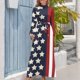 thumbnail image 4 of Vestido largo con estrellas y rayas patrióticas rojas, blancas y azules Cóctel de vestidos Vestido largo de mujer Ropa de mujer, 4 of 5