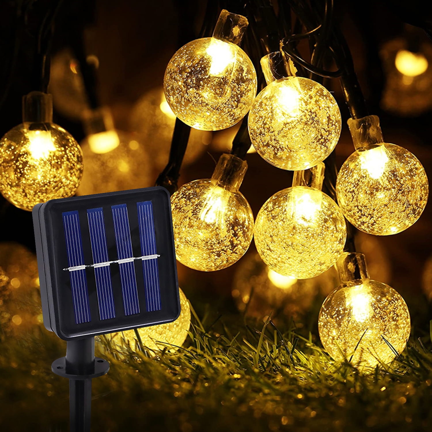 Chrlaon Solar Fairy String Lights 50/30/20 LED ,Powered Outdoor Garden
