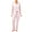 Pink, variant on Pajamas For Women Set Secret Ice Silk Long Set Nightwear Casual Sleepwear Set Cozy Nightwear Set Blue Lounge Sets For Women L