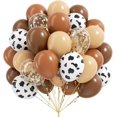 thumbnail image 1 of Yanonmyfd Sage green Balloons, 60pcs 12inch Sage green Sand White Metallic Gold Confetti Balloons for Boho Birthday Wedding Bridal Baby Shower Engagement Party Decorations,Brown, 1 of 21