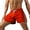 Red, variant on ZQUUVOU Men's Running Shorts Gym Athletic Workout Double-Sided Zipper Pocket Elastic Waist Shorts Black
