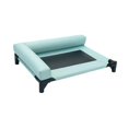 thumbnail image 4 of Cama elevada para perros, lavable y desmontable, ideal para mascotas pequeñas y medianas (gatos). Azul claro, 4 of 9