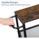 thumbnail image 3 of Carrito de cocina estrecho de 4 niveles con ruedas y cestas de malla, 3 of 6