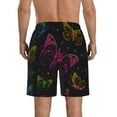 thumbnail image 3 of Naloa Butterfly Men's Beach Shorts, Surfing shorts, Swim trunks, Quick Dry Swim Trunks for Surfing Beach Fun - Large, 3 of 9