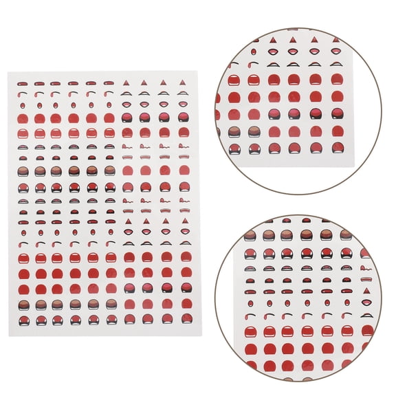 SEWCHICS Expression Mouth Sticker Decals for Crafting, Puppets, Clay Dolls, and Various Creative Projects