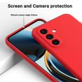 thumbnail image 5 of For Samsung Galaxy A36 5G Case Liquid Silicone Phone Back Cover with Hand Strap - Green, 5 of 5
