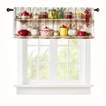 thumbnail image 2 of Rdsfhsp Kitchen Window Valance Curtain, Vintage Jar and Shelf Pattern Decorative Rod Pocket Short Curtain for Farmhouse Decor, 2 of 5