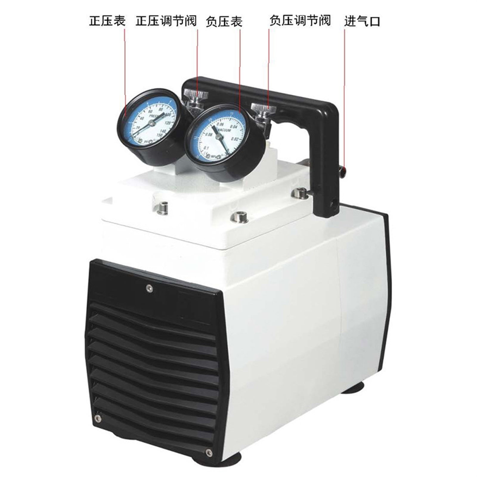 Oil-free Diaphragm Pump Small Adjustable Speed Air Pump Micro Filter Pump Positive Pressure Laboratory Vacuum Pump ,Easy to Use