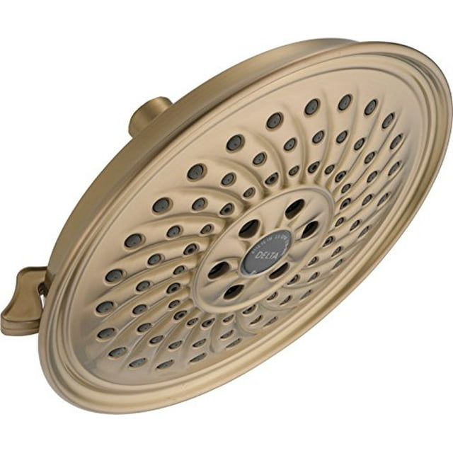 Delta 52687-CZ 3 Setting H2O Kinetic Traditional Raincan Showerhead, Champagne Bronze