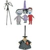Nightmare Before Christmas Best of Series 1 Jack, the Mayor & Lock, Shock and Barrel Set of 3 Action Figures