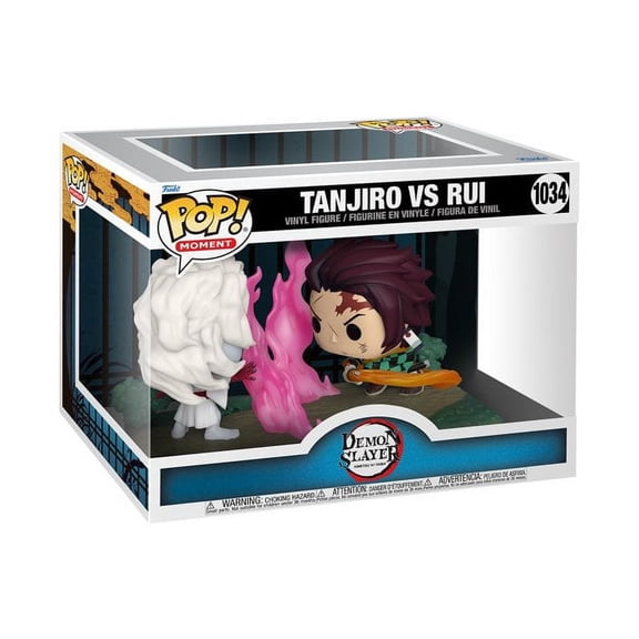Funko Pop Moment : Demon Slayer : TANJIRO Vs RUI #1034 Vinyl Figure