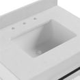 thumbnail image 4 of DHP Camden 30” Bathroom Vanity, White with Black Towel Rack, 4 of 9