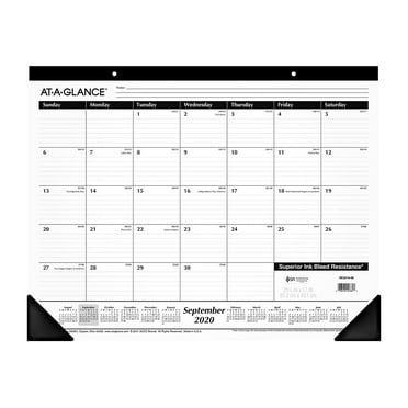 AT-A-GLANCE 2020-2021 21.75 x 17 Desk or Wall Calendar SK2416-00-21