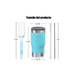 thumbnail image 2 of Portalatas De Cerveza De Acero Inoxidable Vaso Térmico 14oz, 2 of 3