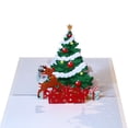 thumbnail image 5 of Tarjeta tridimensional de alce de árbol de Navidad Tarjeta de felicitación de ciervo de árbol de Navidad emergente Tarjeta de deseo de ciervo de árbol de Navidad plegada sonducket EL010833-00, 5 of 5